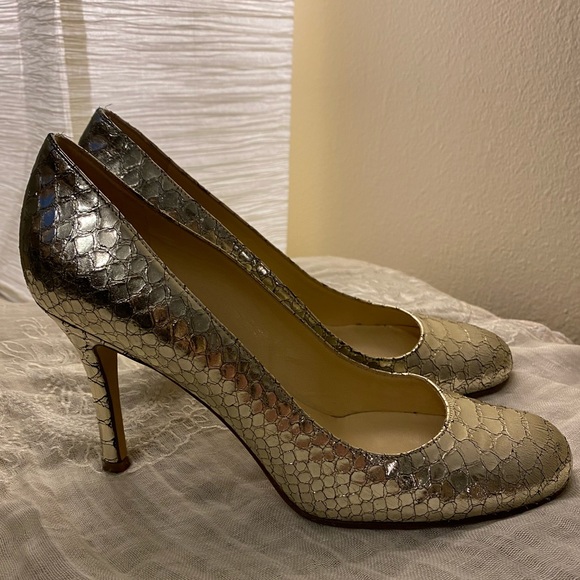 Kate Spade Gold Pumps - Picture 4 of 6